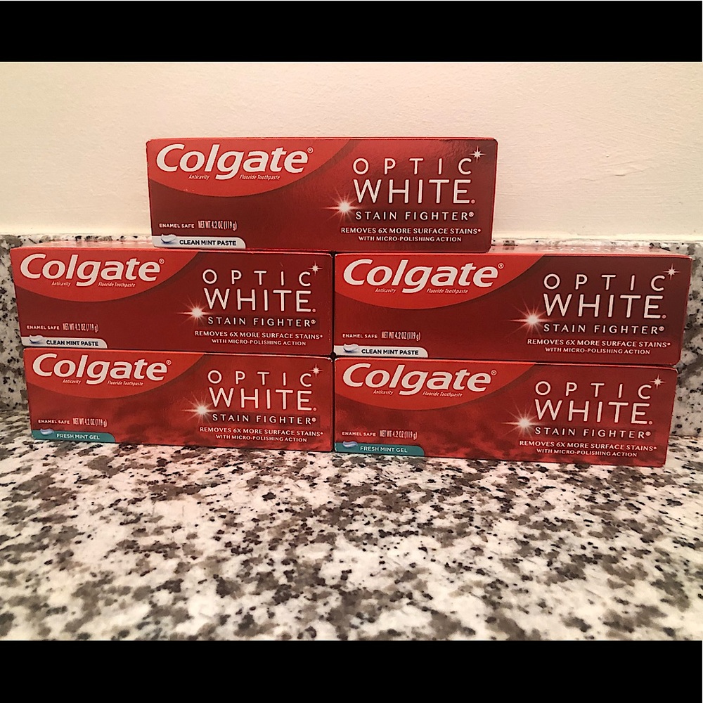 Colgate Optic White Bundle of 5